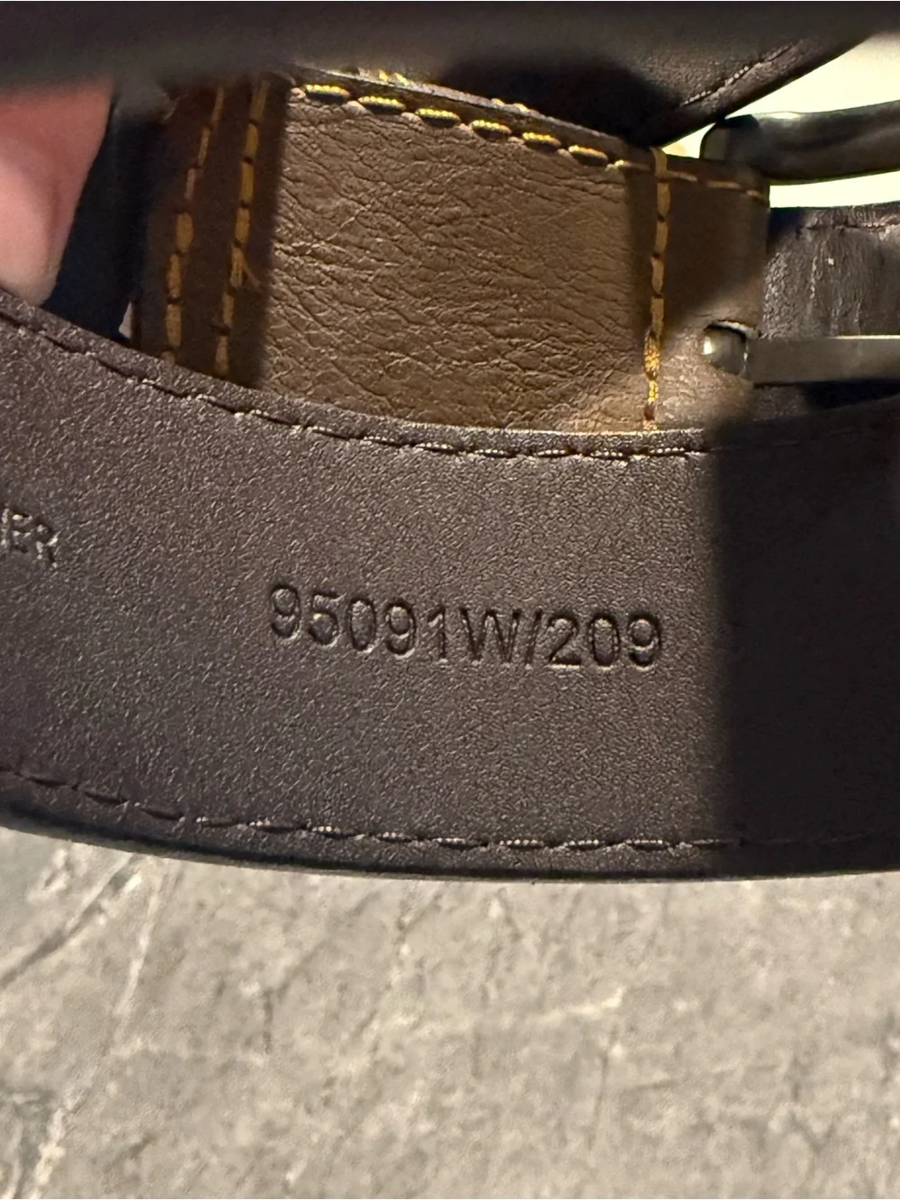 Realtree camoflouge belt camo size 38/40 men green brown leather 95091W/209